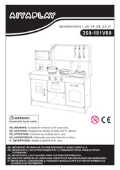 Aiyaplay 350-181V80 Assembly Instructions Manual