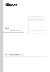 Gram IOP 20674-94 X Instruction Manual