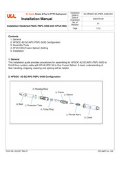 UCL SWIFT KF4A-HDC Installation Manual