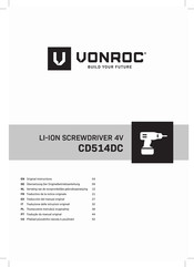 VONROC CD514DC Original Instructions Manual