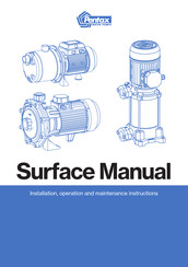 Pentax MD Installation, Operation And Maintenance Instructions