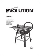 Evolution FURY5-S Original Instructions Manual