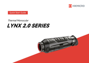 Hikmicro LYNX 2.0 Series Quick Start Manual
