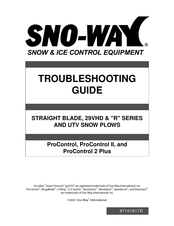 Sno-Way ProControl 2 Plus Troubleshooting Manual
