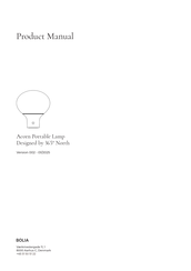 Bolia Acorn Portable Lamp Product Manual