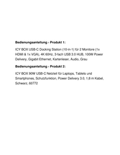 Icy Box IB-DK4040-CPD User Manual