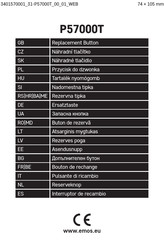 Emos P57000T Manual