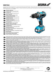 DEDRA DED7041 Instruction Manual And Guarantee