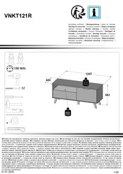Forte VNKT121R Assembling Instruction