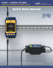 Icon Process Controls Truflo UltraFlo UF-500S Quick Start Manual