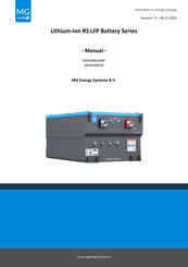 MG Energy Systems MGRS480230M Manual