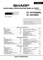 Sharp ST-207HBK Service Manual
