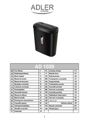 Adler Europe 5905575907257 User Manual