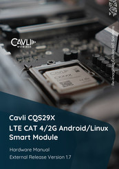 Cavli Wireless CQS29X Hardware Manual