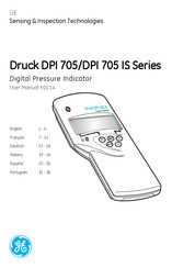 GE Druck DPI 705 IS User Manual