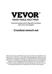 VEVOR XMNJ0014 Original Instruction