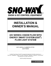 Sno-Way 22V Series Installation & Owner's Manual