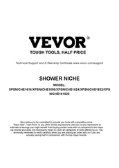 Vevor XPSNICHE1616 Original Instruction