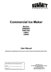 Summit Commercial BIM55BU User Manual