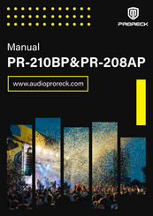 PRORECK PR-208AP Manual