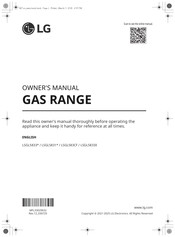 LG LSGL5833D Owner's Manual