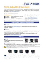 Daheng Imaging MARS-6500-18GTM-NF Quick Manual