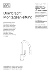 Dornbracht 33870809-09 Installation Instructions Manual