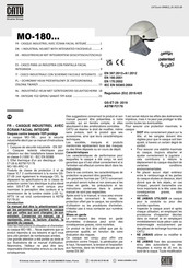 Sicame CATU MO-180 Series Manual