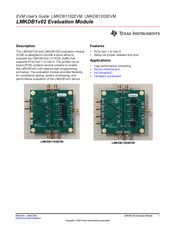 Texas Instruments LMKDB1102EVM User Manual