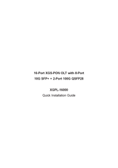 Planet XGPL-16000 Quick Installation Manual