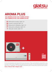 Giatsu AROMA PLUS GIA-S18ARPLUS-R32 Owner's Manual