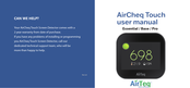 AIRTEQ AirCheq Touch Essential User Manual