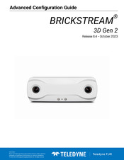 TELEDYNE FLIR BRICKSTREAM 3D Gen 2 Advanced Configuration Manual