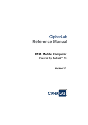 Cipherlab RS38 Reference Manual