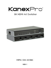 KanexPro SW-4X18K Manual
