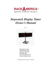 RaceAmerica 6832SC Owner's Manual