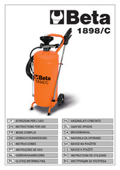 Beta 1898/C Instructions For Use Manual