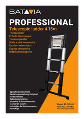 Batavia PROFESSIONAL BT-TL036W Operating Instructions Manual