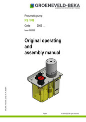 Timken GROENEVELD-BEKA P5 Original Operating And Assembly Manual
