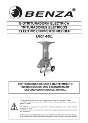 benza BIO 40E Use And Maintenance Manual