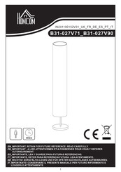 HOMCOM B31-027V90 Manual