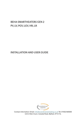 BEHA PV 4 GEN 2 Installation And User Manual