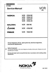 Nokia VCR 3786 NE Service Manual