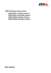Axis P3268-LVE User Manual