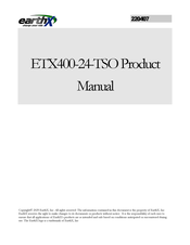 EarthX ETX400-24-TSO Product Manual