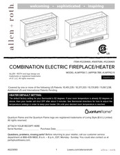 Allen + Roth QuantumFlame LWFP58-7BR Manual