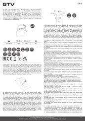 GTV CR-5 Manual
