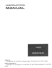 Tektronix 161 Instruction Manual