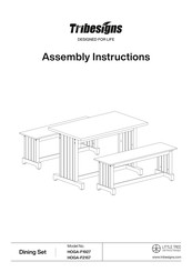 Tribesigns LITTLE TREE HOGA-F1927 Assembly Instructions Manual