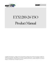 EarthX ETX1200-24-TSO Product Manual